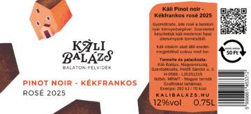 Pinot noir - Kékfrankos rosé 2025